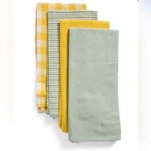 WONDER DWELLERY Set Of Four Woven Kitchen Towels